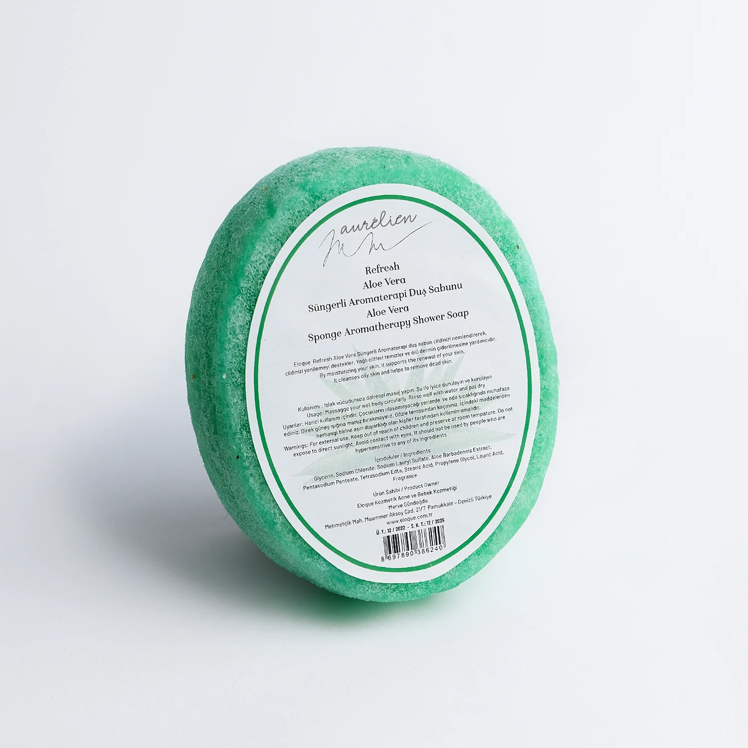 Aloevera Sünger Duş Sabun  – Refresh