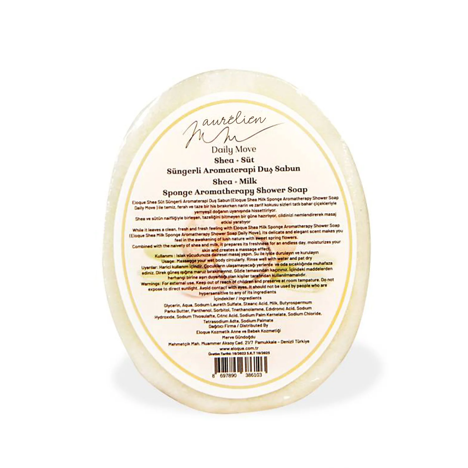 Shea Butter Sünger Duş Sabun – Daily Move